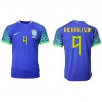 Pánský Fotbalový dres Brazílie Richarlison #9 MS 2022 Venkovní Krátký Rukáv